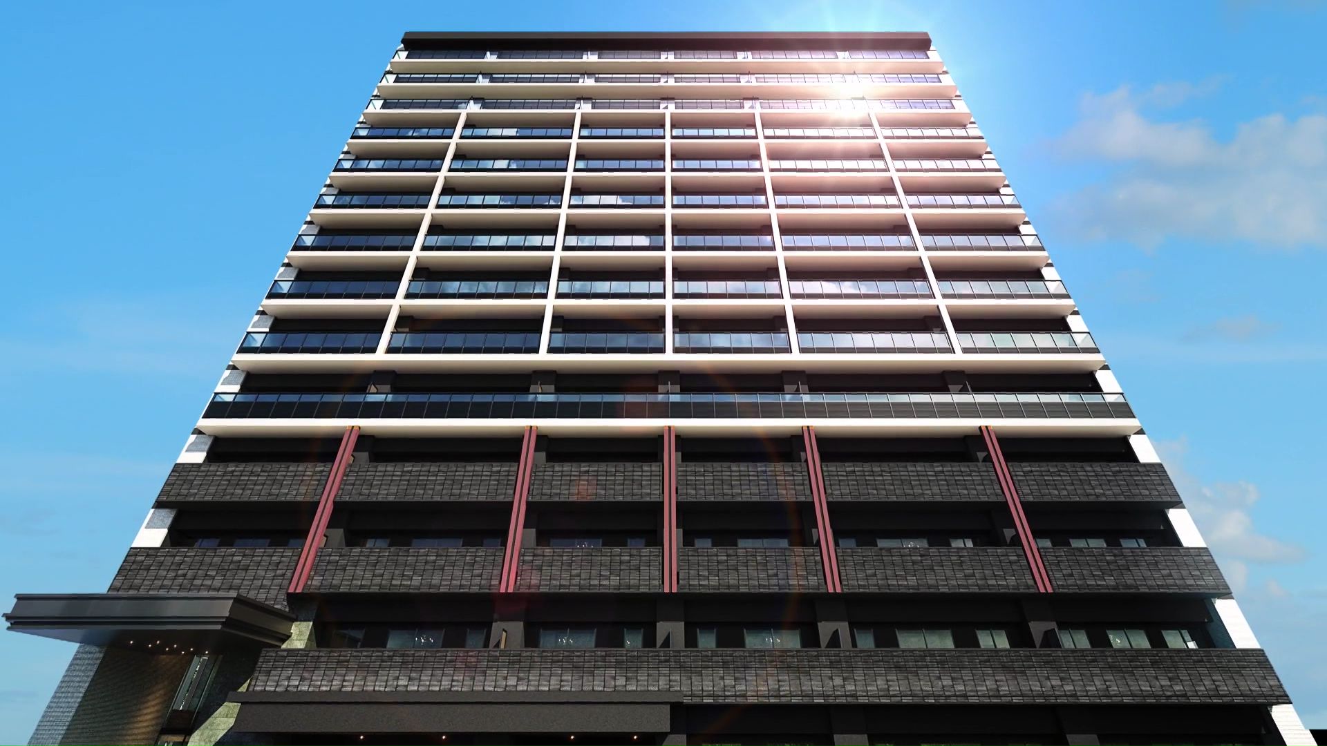 地上14階建てで94戸 市内最大規模のマンション