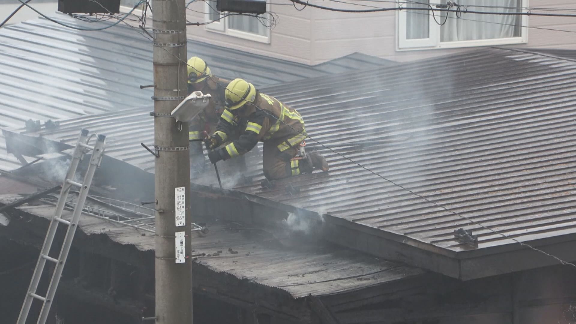 火事があった住宅 北海道・室蘭市