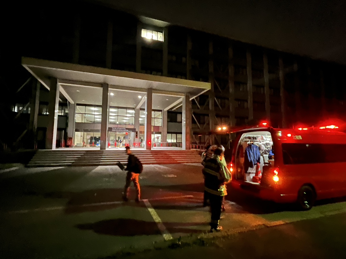 火事があった北海道大学工学部
