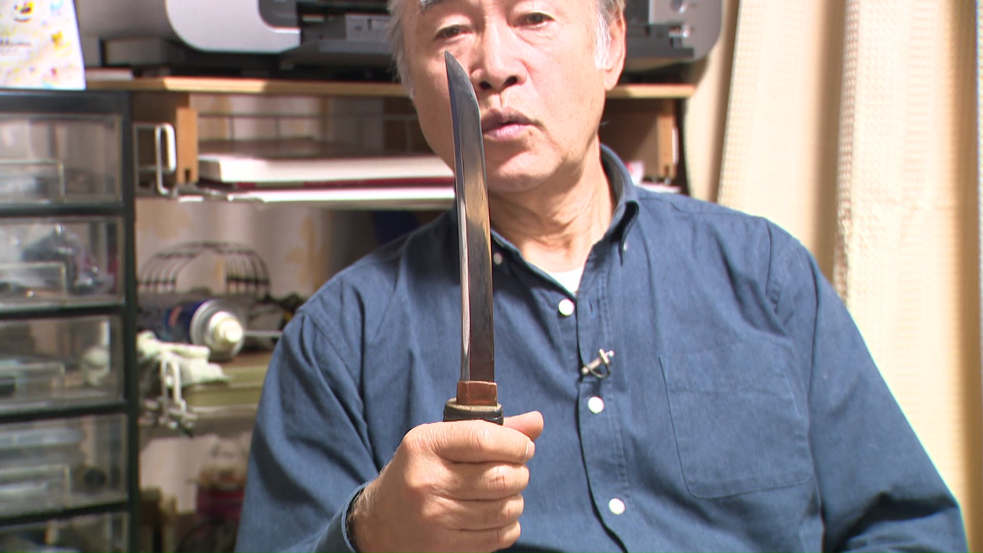 林さんがお守りとして持ち続けてきた“1本の刀”