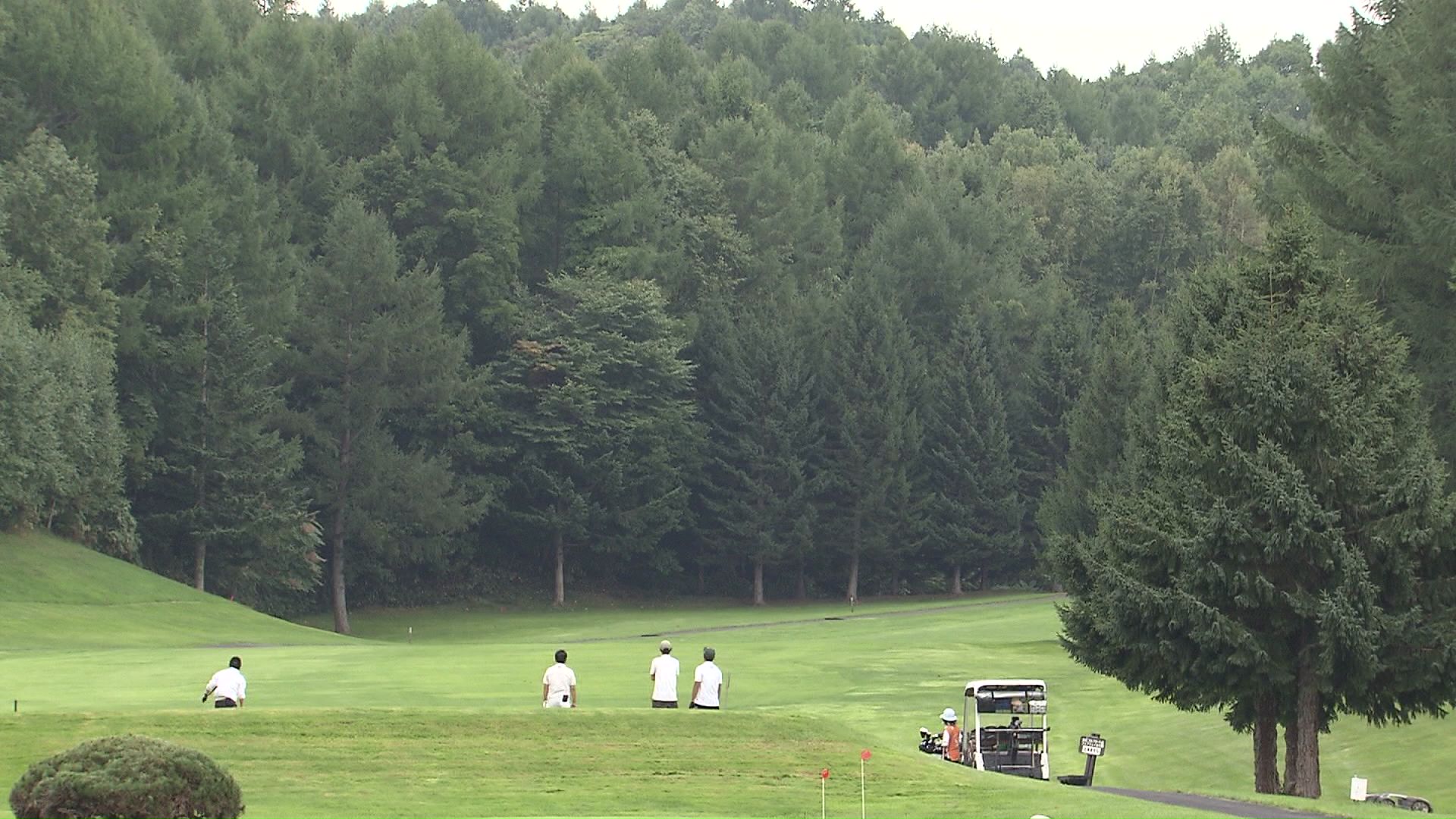 クマが駆除されたゴルフ場