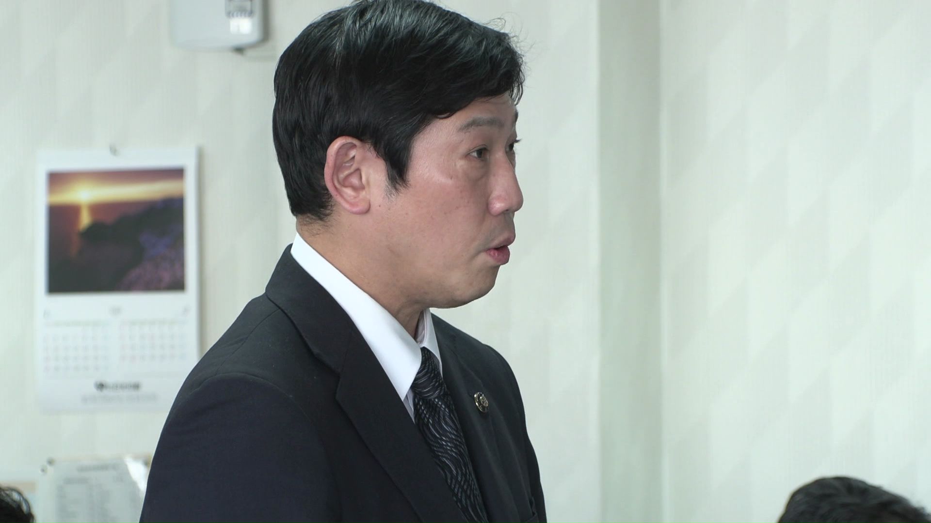 市立病院の閉院を正式に表明した青山室蘭市長