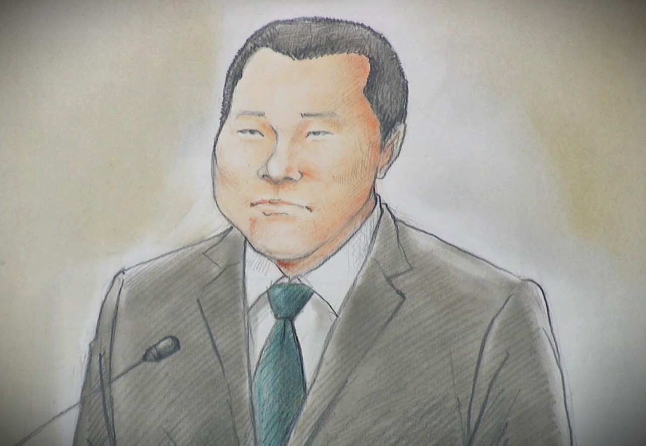イラスト)暴行や強盗の主犯格とされる川口侑斗被告