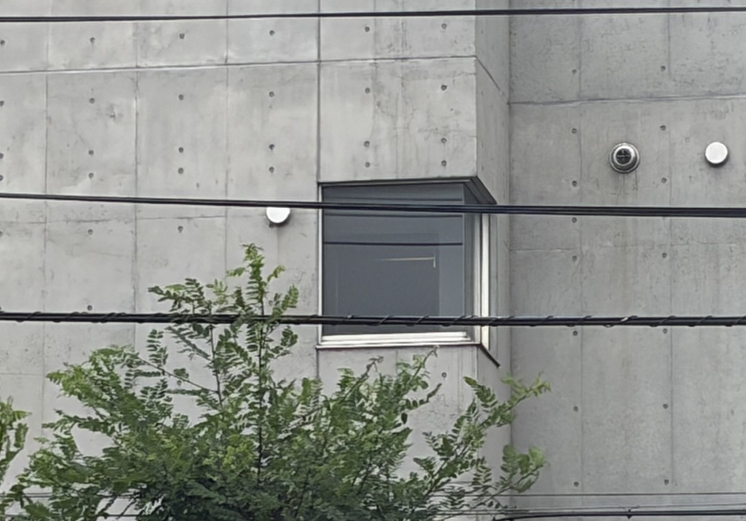 事件があった現場(午前7時ごろ)